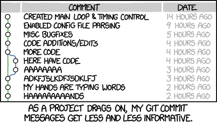 Git Commit - xkcd